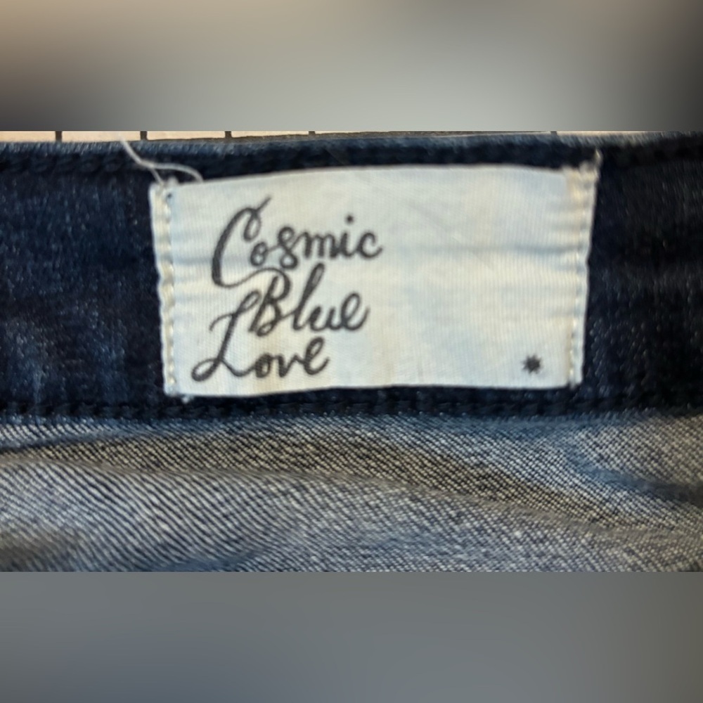 Cosmic Blue Love by Pistola Women’s Size 29 Dark Wash High Rise Bootcut Jeans - Picture 3 of 9